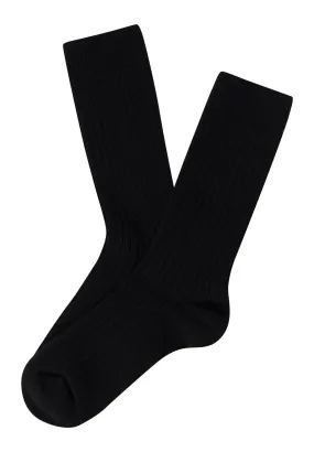 Accessories Wool Blend Socks | Black 78551-2552