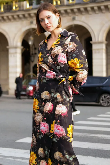 Adorne Vienna Floral Wrap Midi Dress Floral