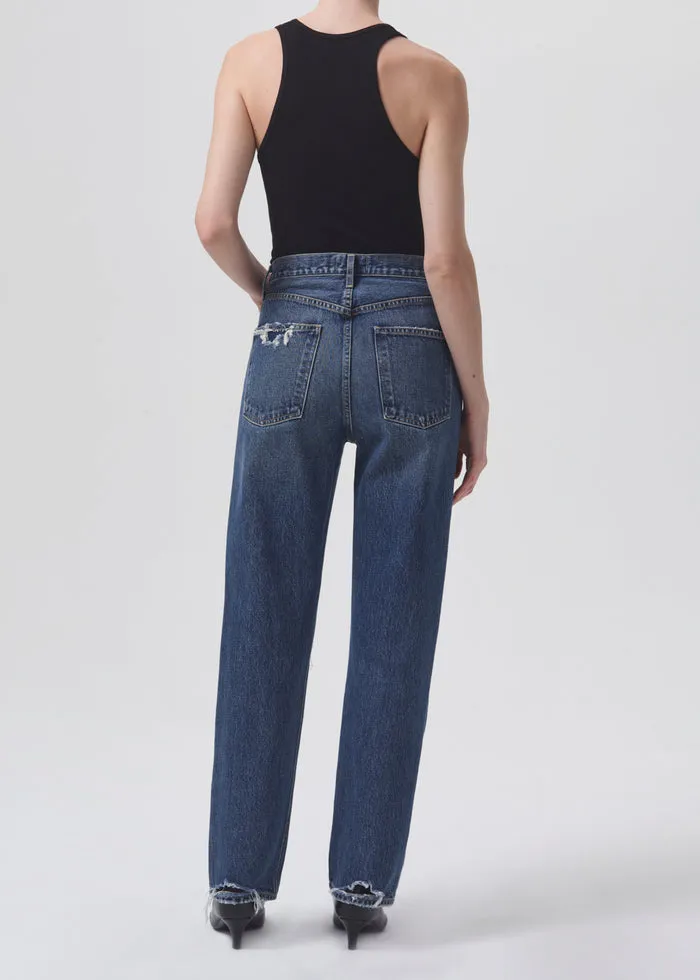 Agolde 90'S Pinch Waist High Rise Straight Jeans in Playground