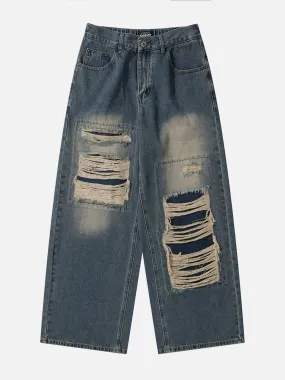 AlanBalen® - Distressed Design Jeans