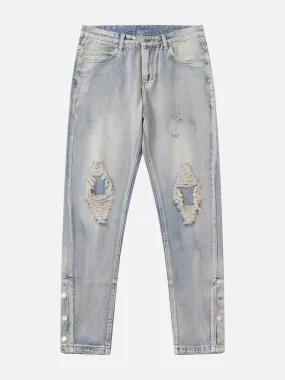 AlanBalen® - Distressed Washed Jeans