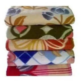 ALCITIC HOME Printed Floral Singlebed Fleece Polar Blanket (Multicolour) All Season -Set of 5