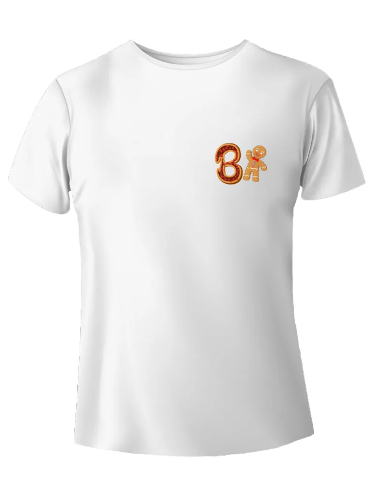 Alfabeto natalizio lettera B t-shirt