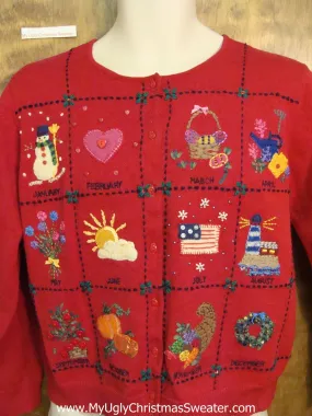 All Season Holidays Ugly Festive Xmas Sweater