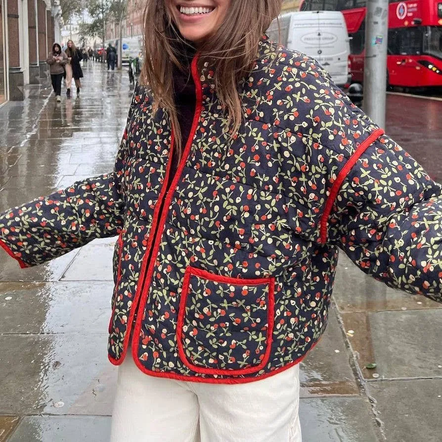 Amelia Floral Quilted Jacket