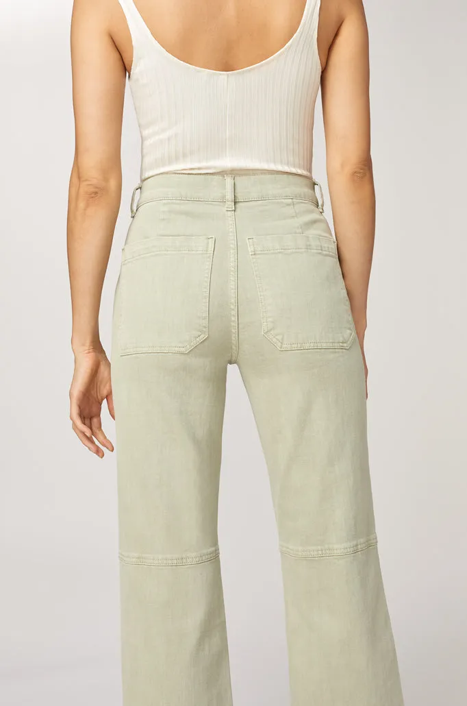 ASE UTILITY - HIGH RISE STRAIGHT JEANS | QUARRY