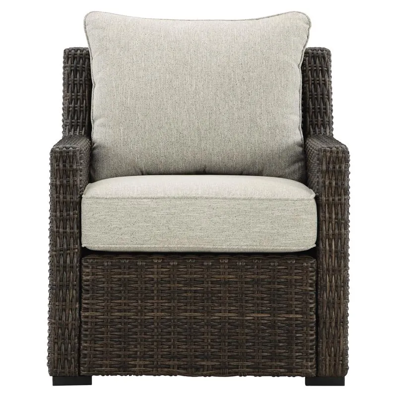 Ashley Brook Ranch Outdoor Lounge Chair - Brown