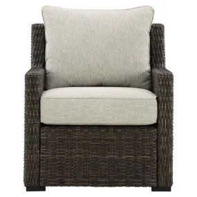 Ashley Brook Ranch Outdoor Lounge Chair - Brown