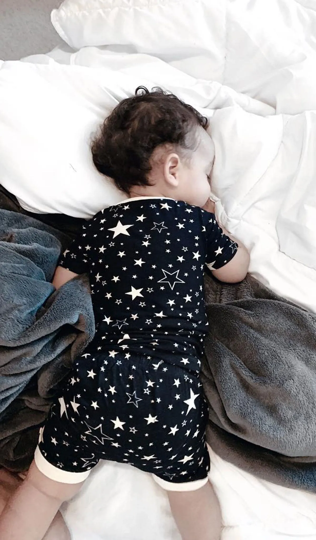 Aydenne Baby 2 Piece Short PJ  - Stars - Final Sale