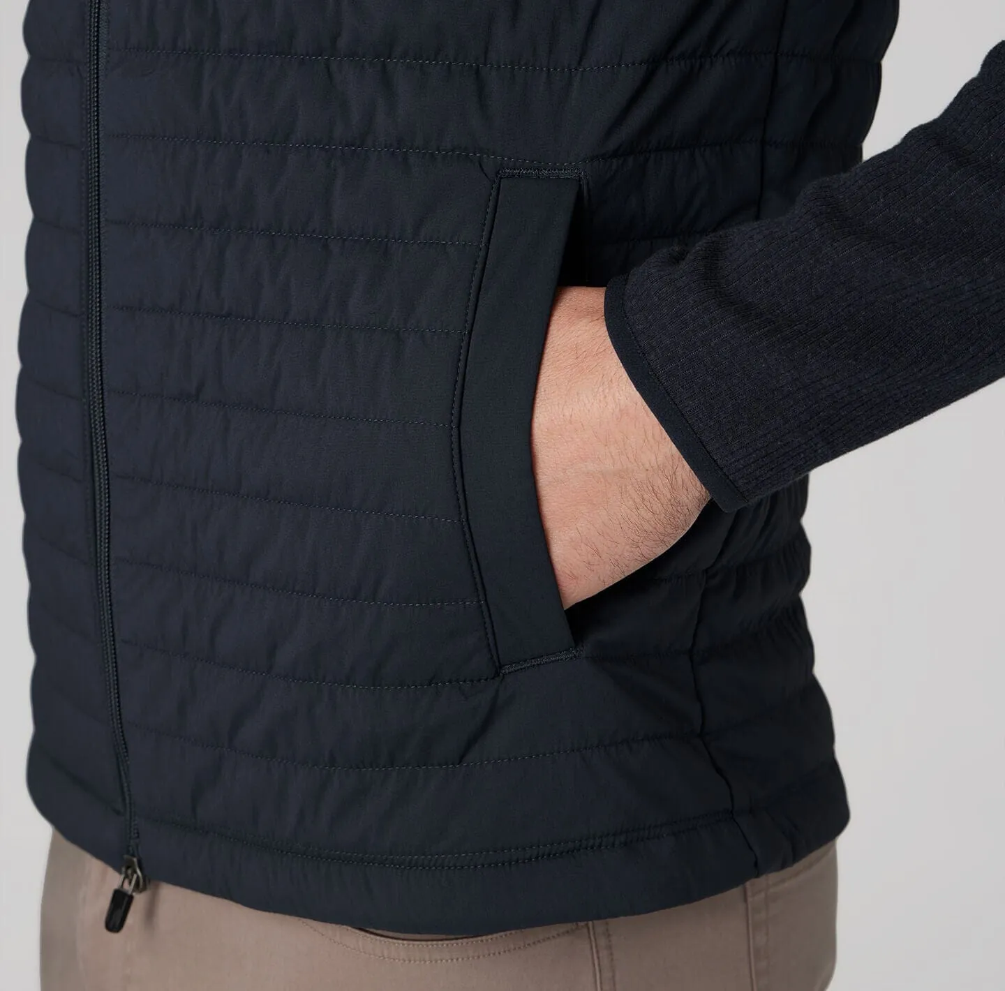 Bandon PrimaLoft Quilted Hybrid Full-Zip Jacket