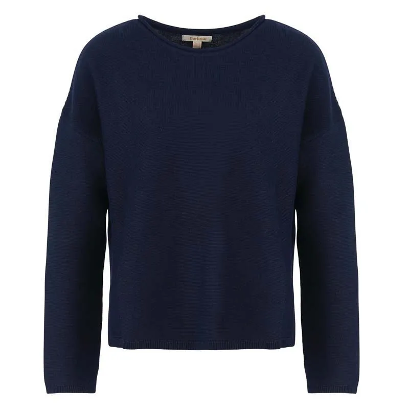 Barbour Marine Ladies Knitted Jumper - Navy