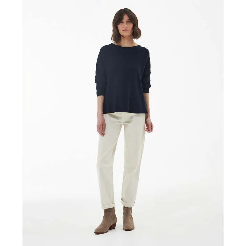 Barbour Marine Ladies Knitted Jumper - Navy