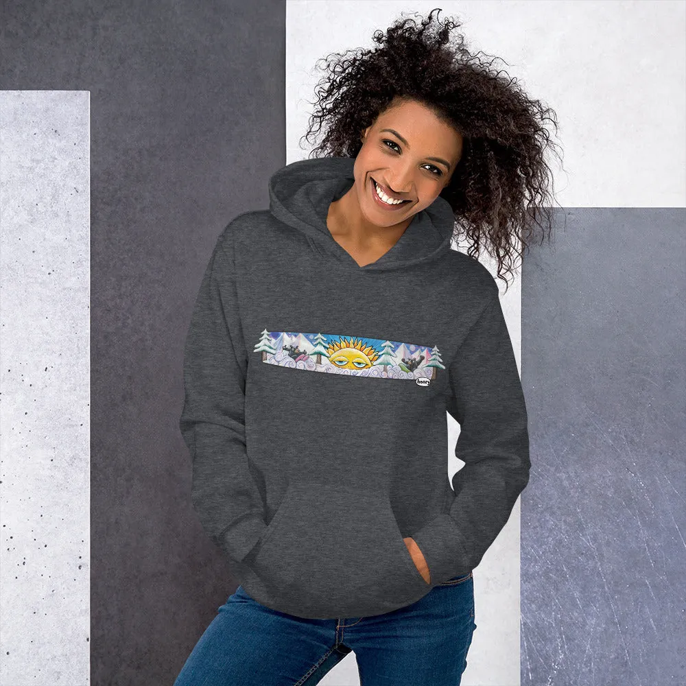 Bears Hitting the Slopes | Heathered Dark Gray Hoodie