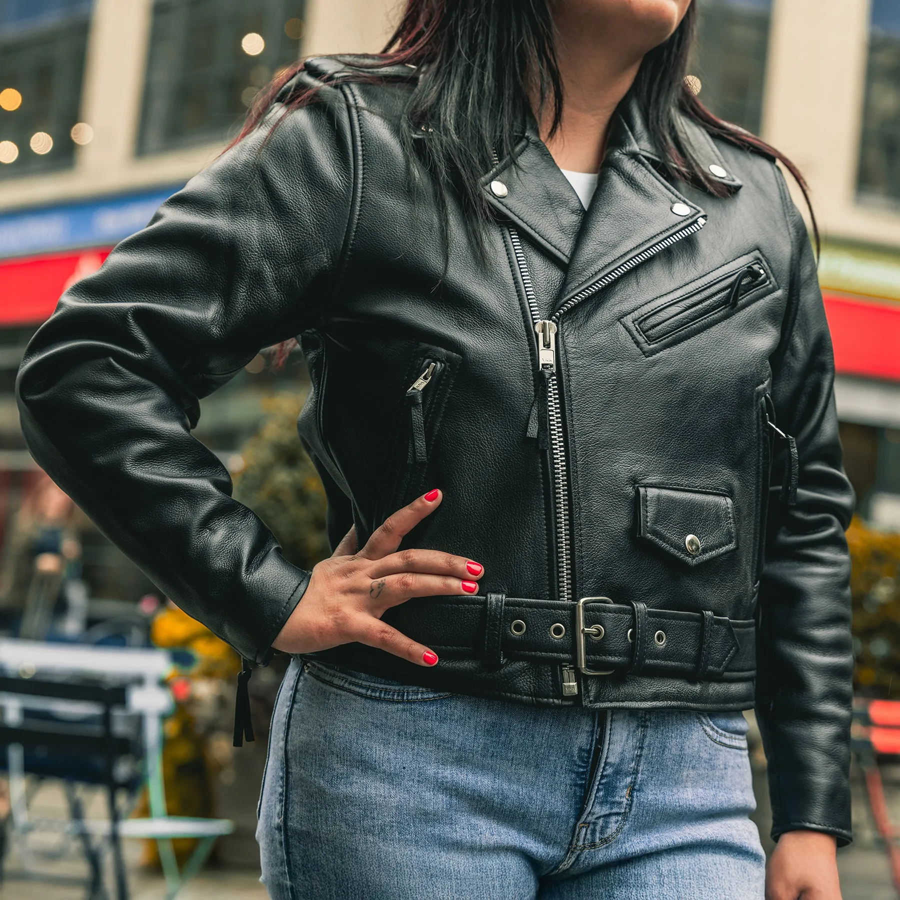 Bikerlicious - Women's Motorcycle Leather Jacket