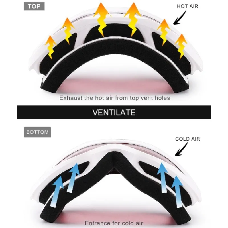 Black Extreme Ski And Snow Glasses