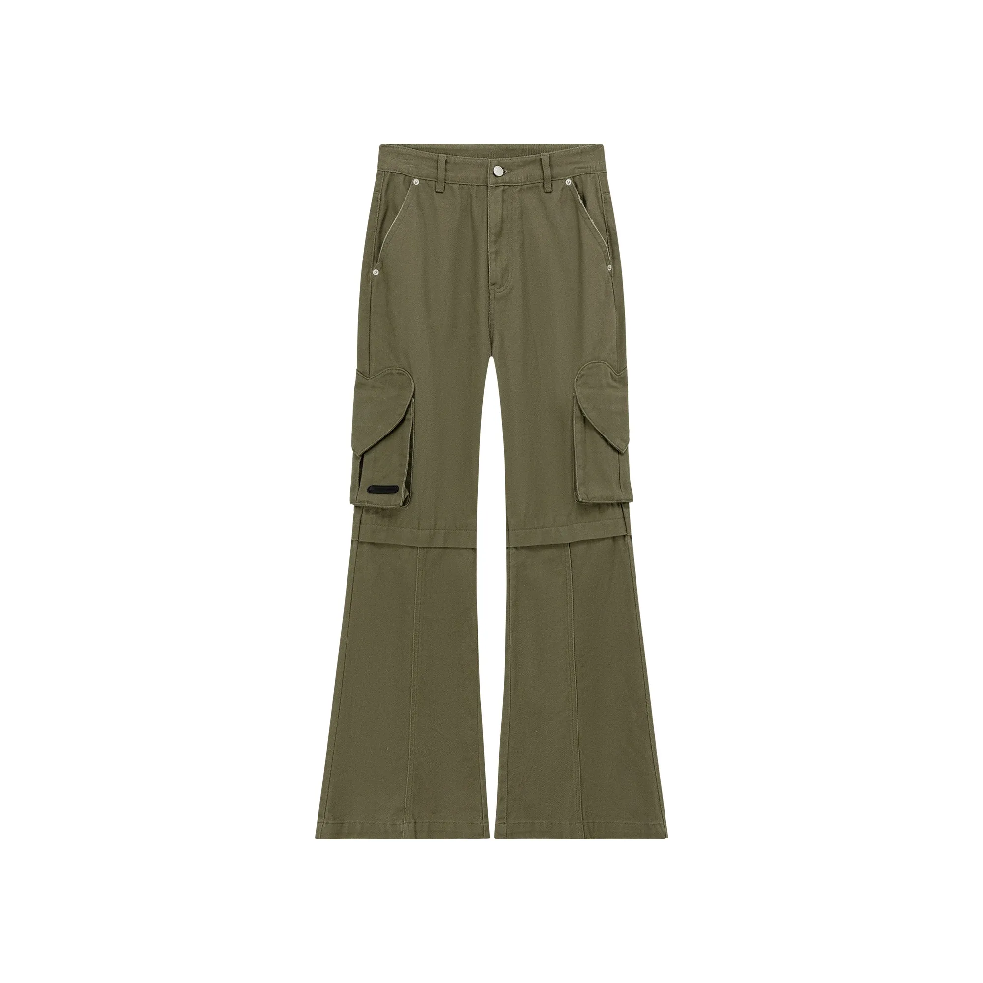 Bootcut Cargo Pocket Pants