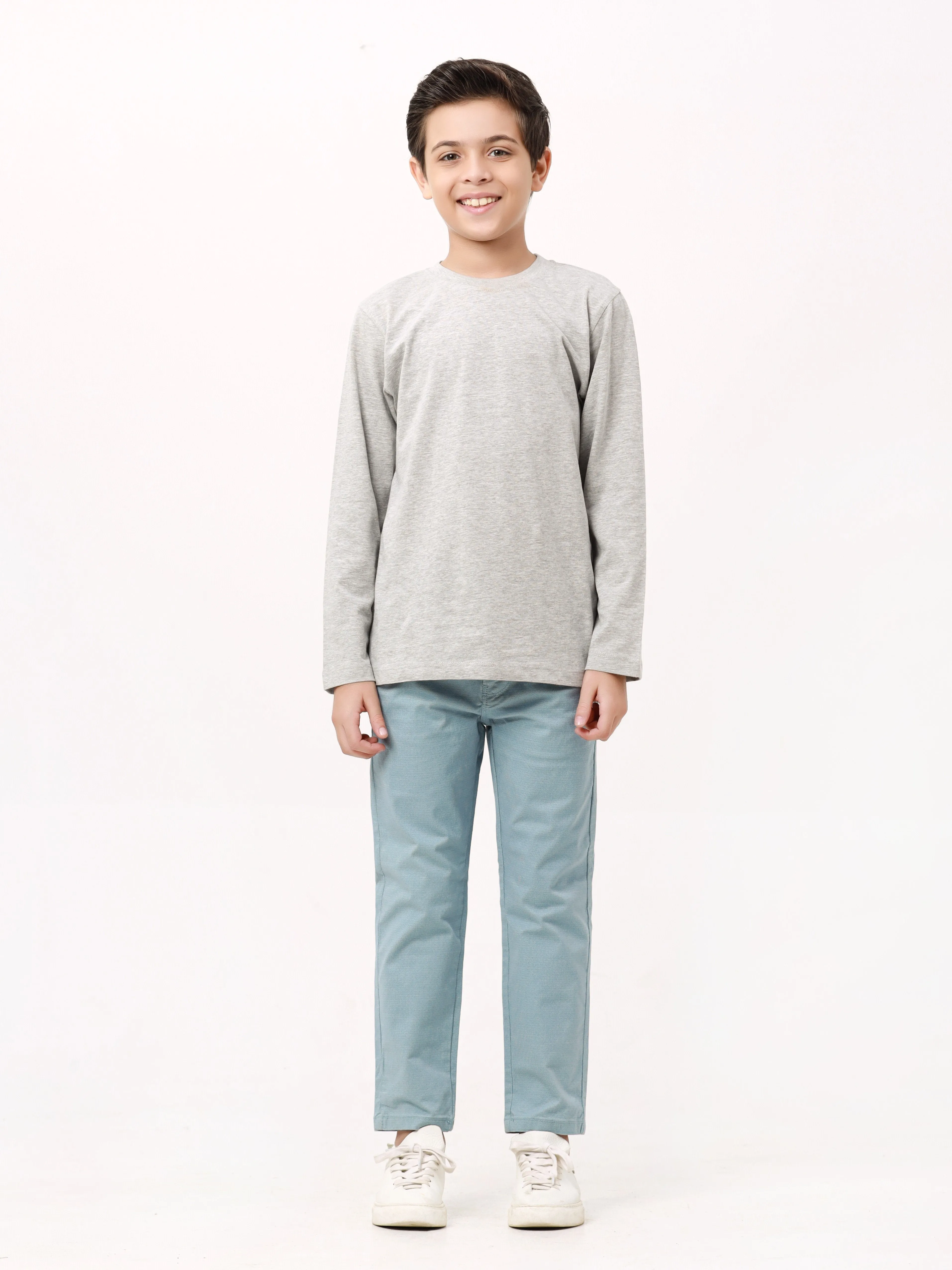 Boy's Light Blue Chino Pant - EBBCP23-006