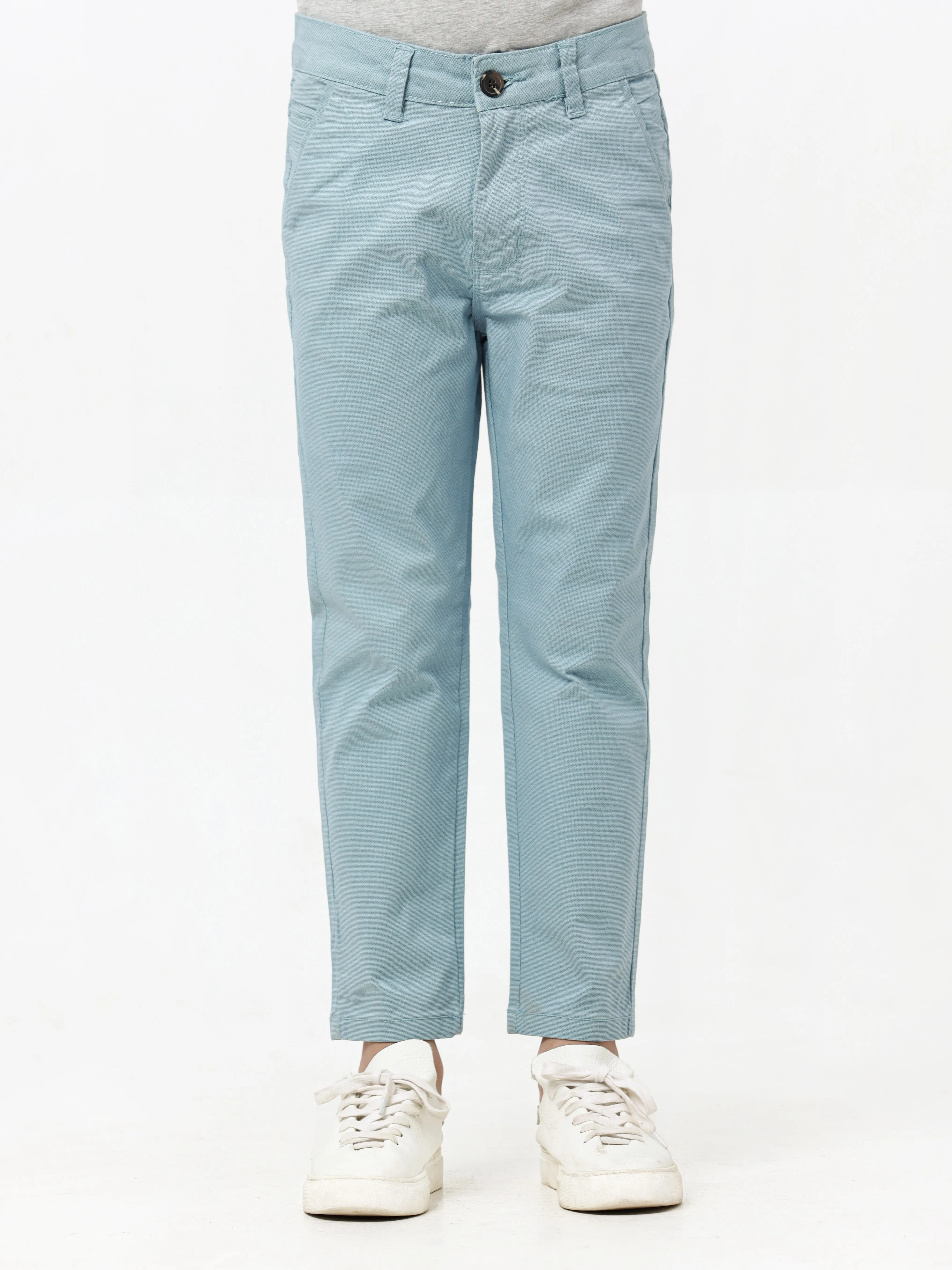 Boy's Light Blue Chino Pant - EBBCP23-006