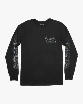 Boys Pyro Long Sleeve Tee - Black