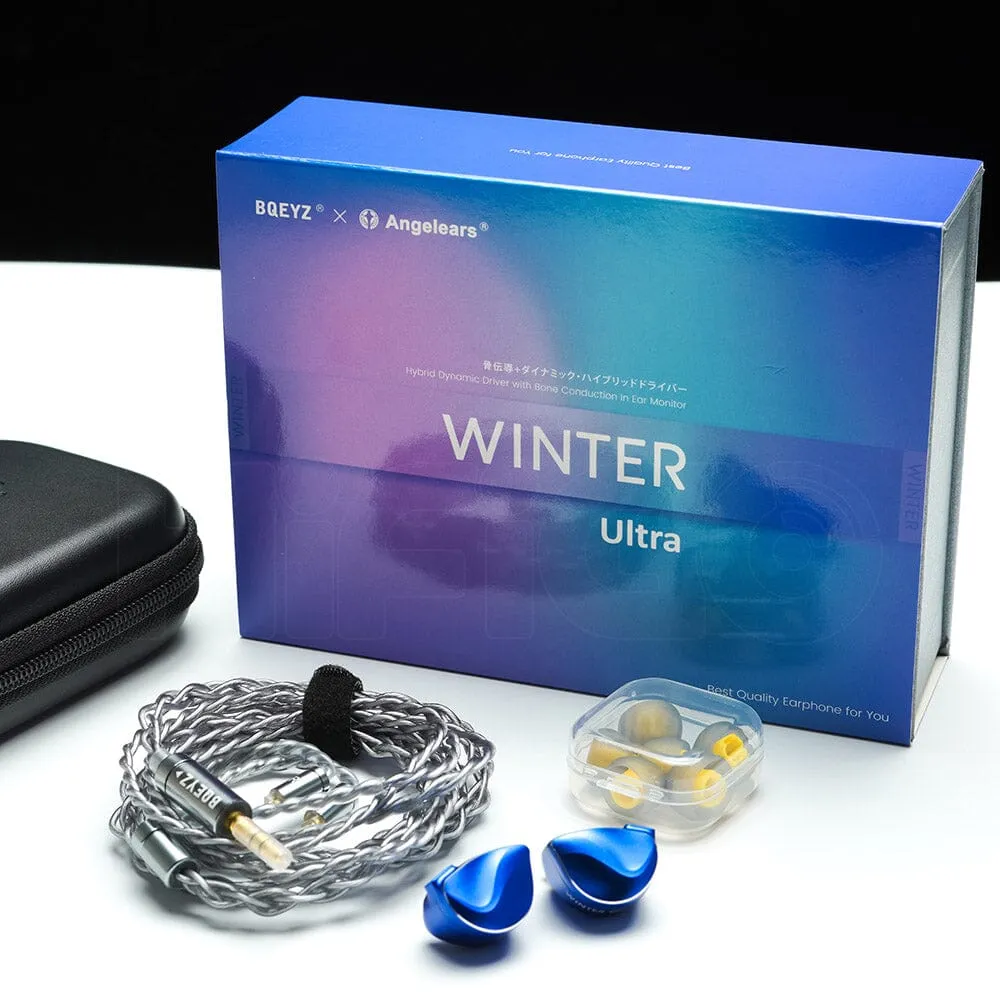 BQEYZ Winter Ultra 1DD 1BC HiFi Dynamic Driver PZT Bone Conduction In-Ear Monitors