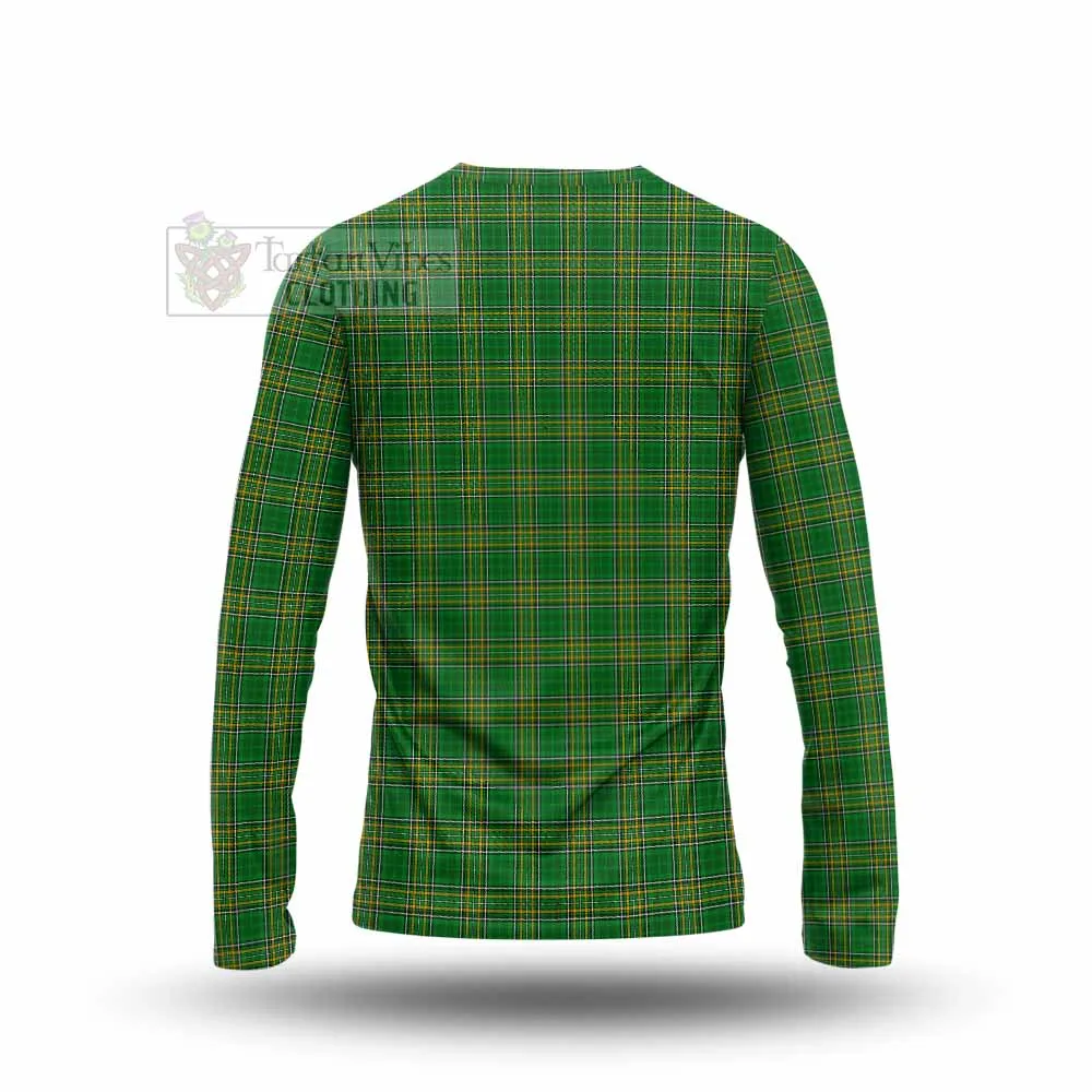 Branigan Irish Clan Tartan Long Sleeve T-Shirt with Coat of Arms