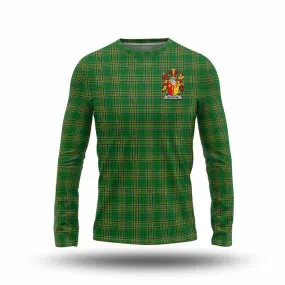 Branigan Irish Clan Tartan Long Sleeve T-Shirt with Coat of Arms