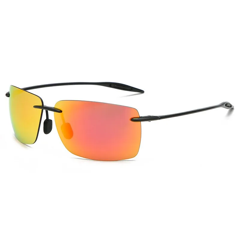 Brightzone Men's Sunglasses Rimless Ultra-light TR90