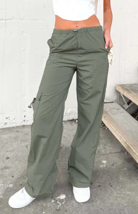 Bronx Khaki Drawcord Cargo Pants