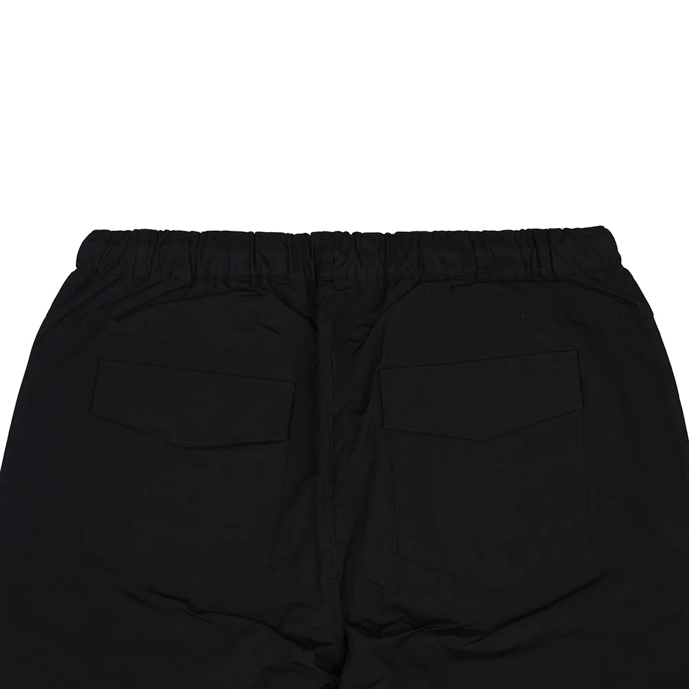 BSR HQ SUPER WIDE VENTILATION PANTS BLACK