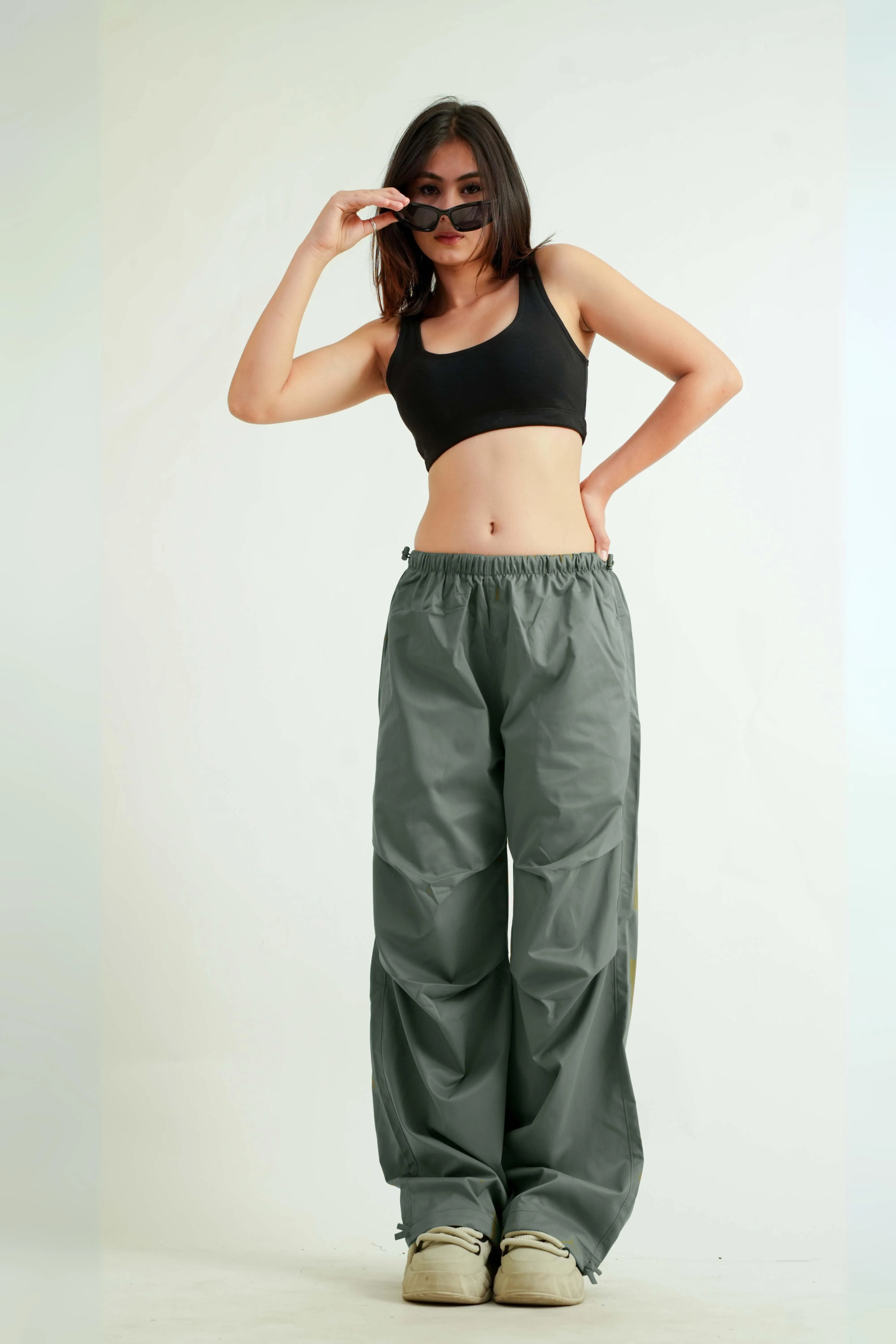 Burger Parachute Pants For Women