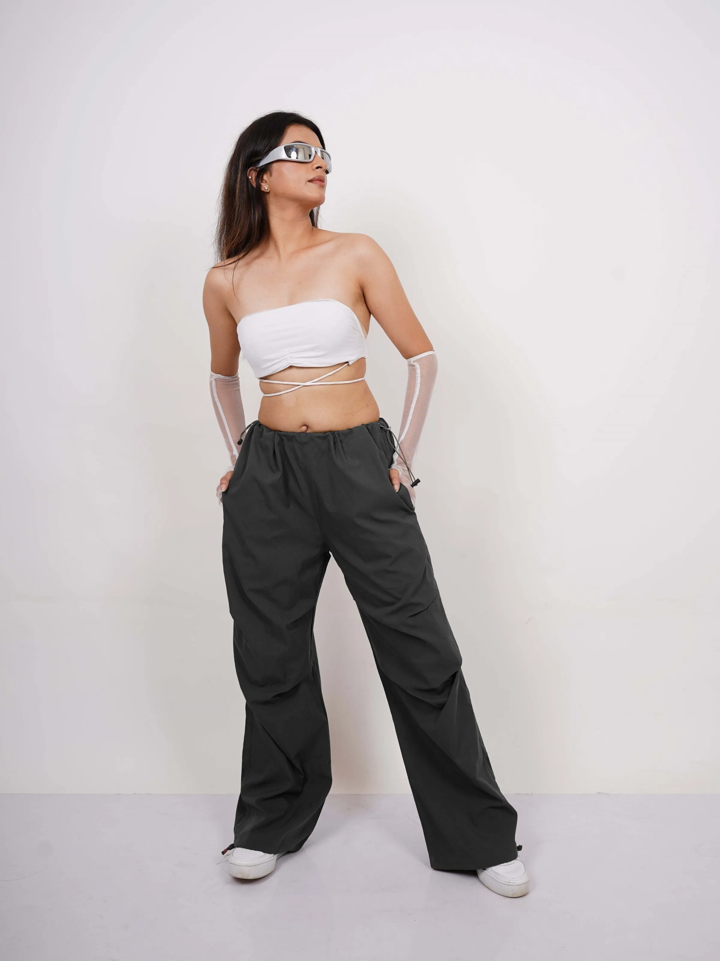 Burger Parachute Pants For Women