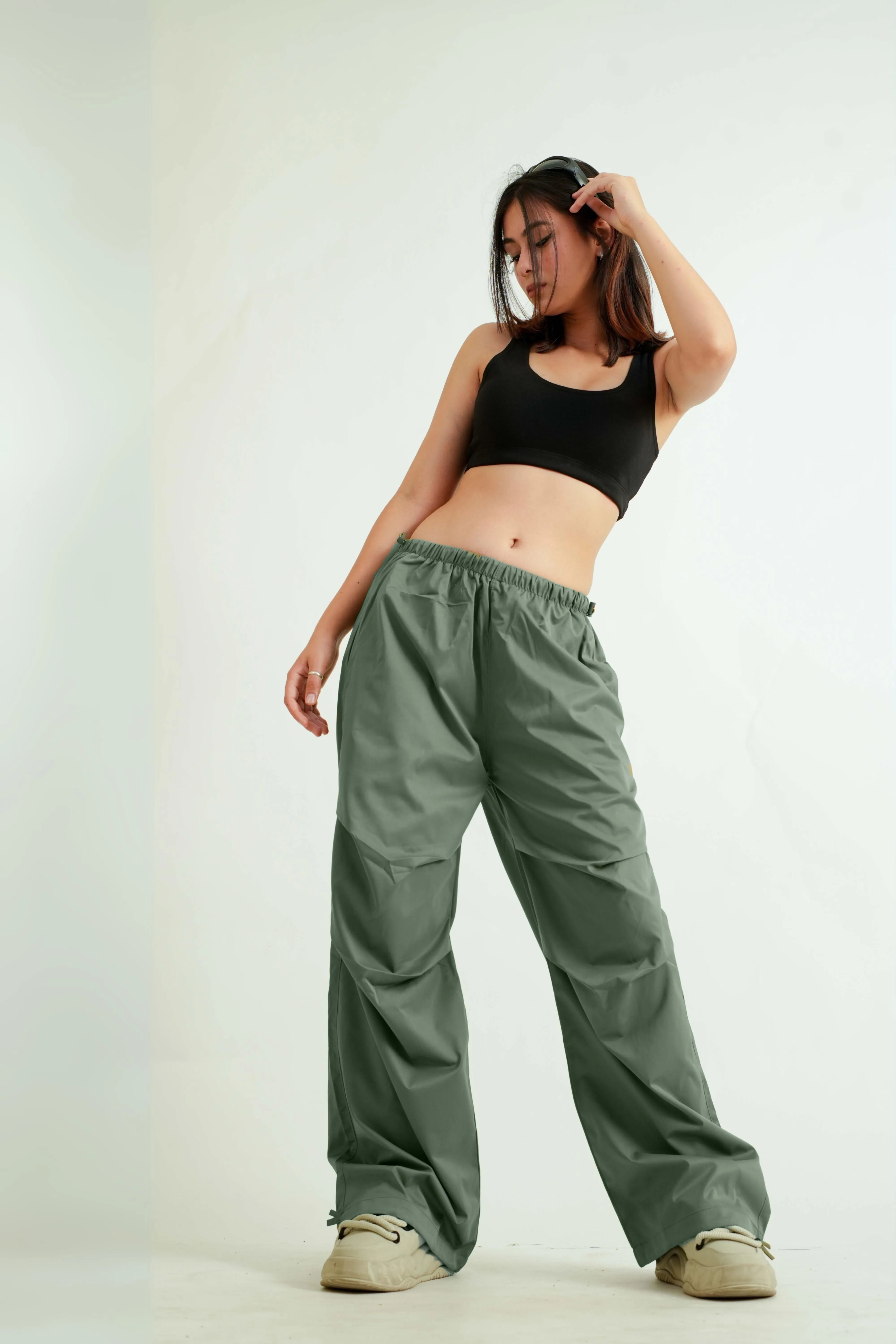 Burger Parachute Pants For Women