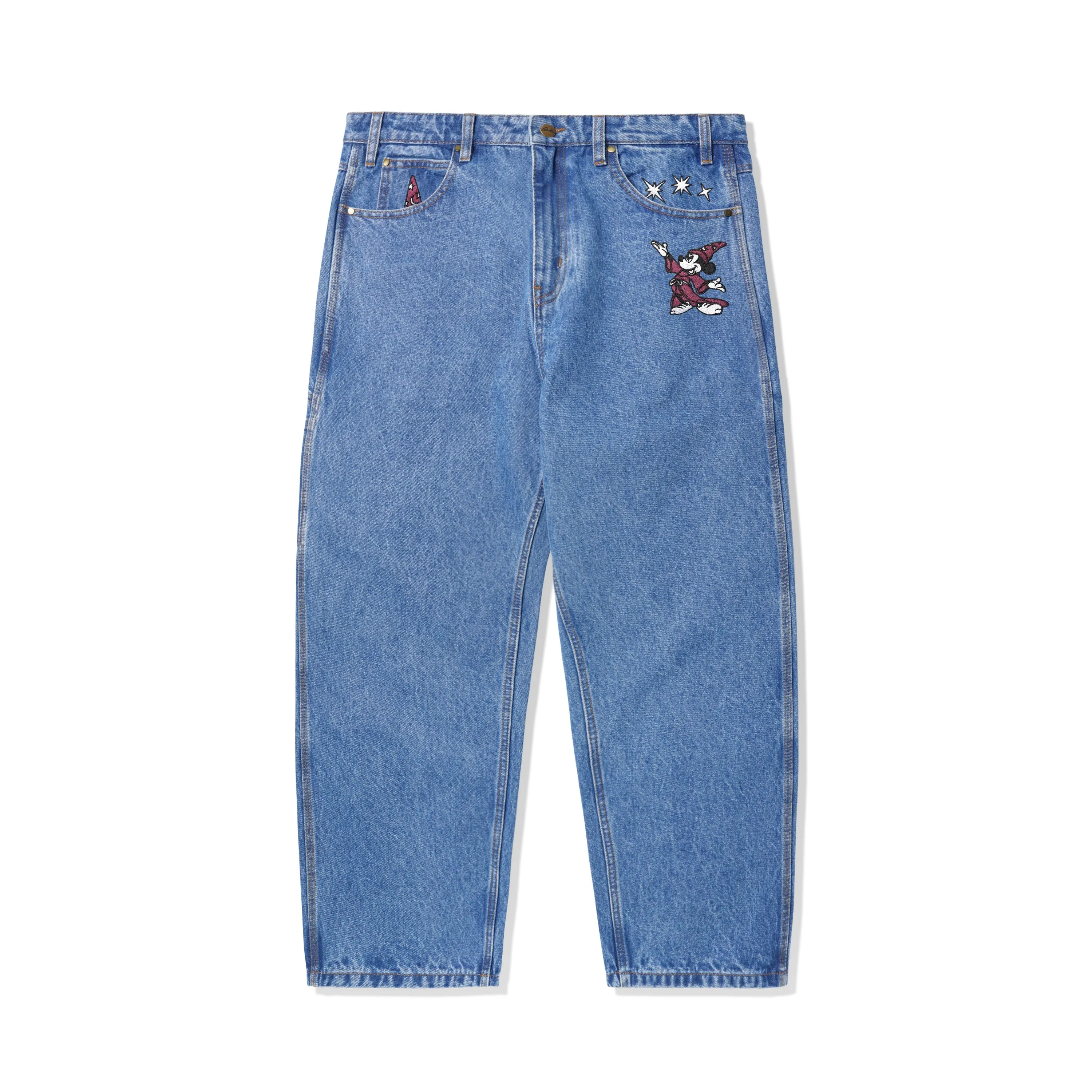 Butter Goods x Fantasia Baggy Denim Jeans - Washed Indigo