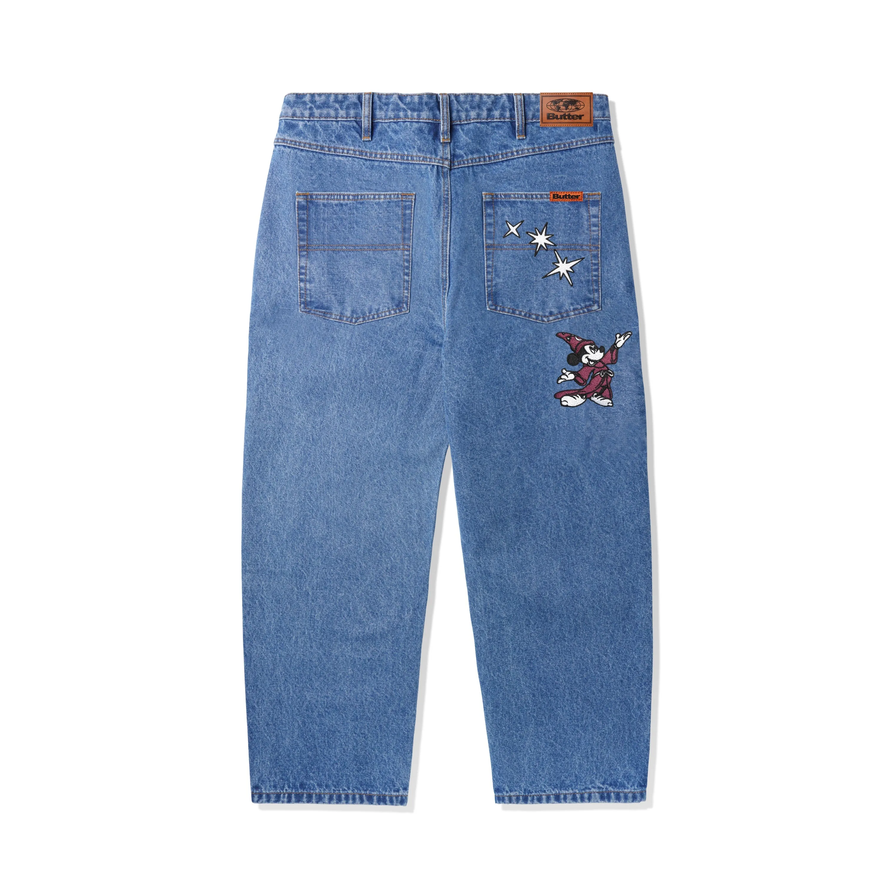 Butter Goods x Fantasia Baggy Denim Jeans - Washed Indigo