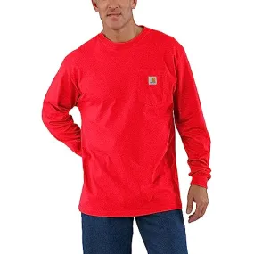 Carhartt K126 Men's Loose Fit Heavyweight Long-Sleeve Pocket T-Shirt