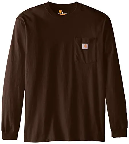 Carhartt K126 Men's Loose Fit Heavyweight Long-Sleeve Pocket T-Shirt