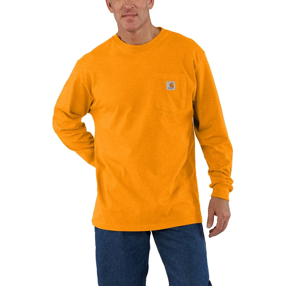 Carhartt K126 Men's Loose Fit Heavyweight Long-Sleeve Pocket T-Shirt