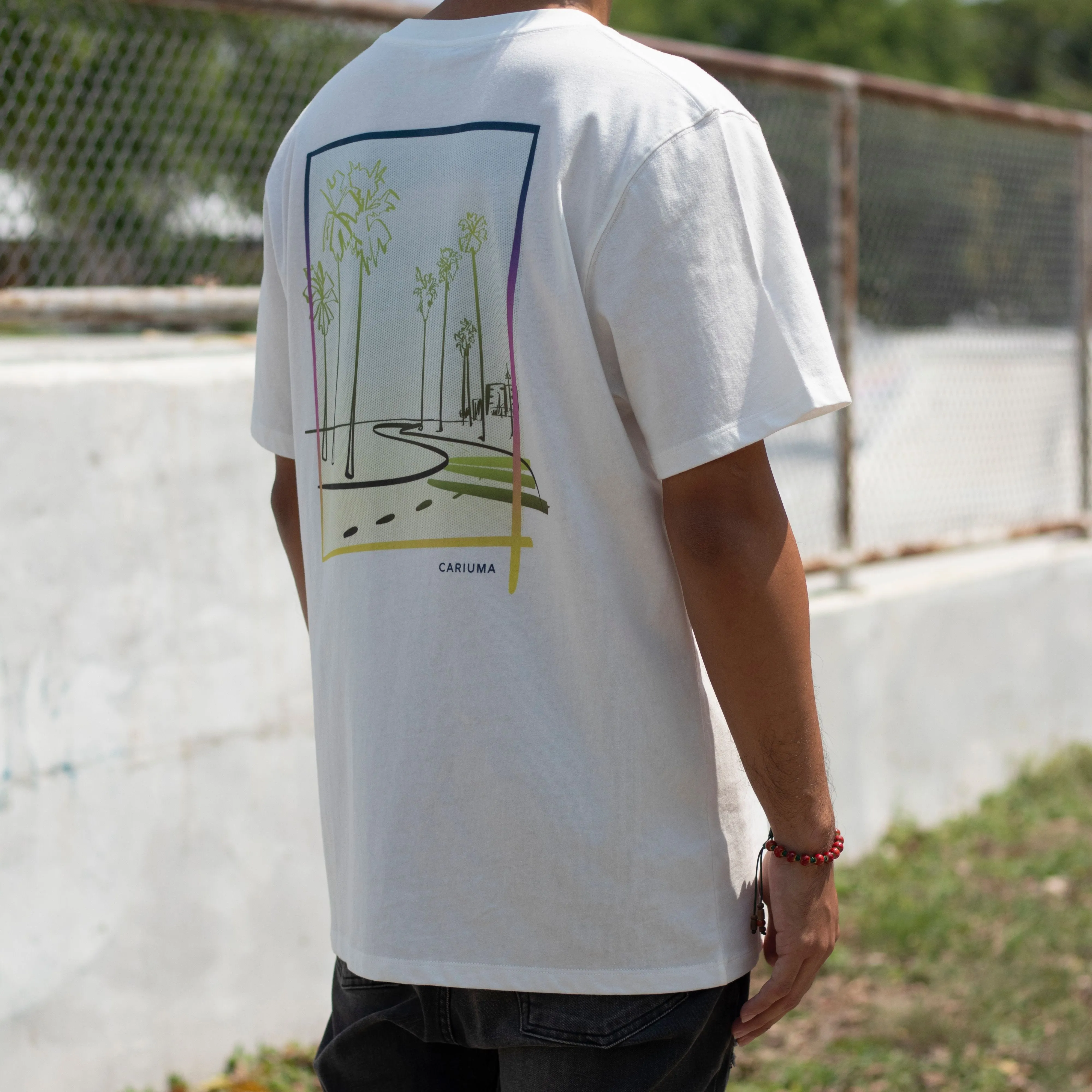 CARIUMA Venice Beach T-Shirt White