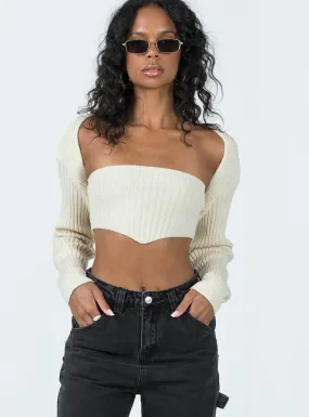 Carmona Sweater Set White