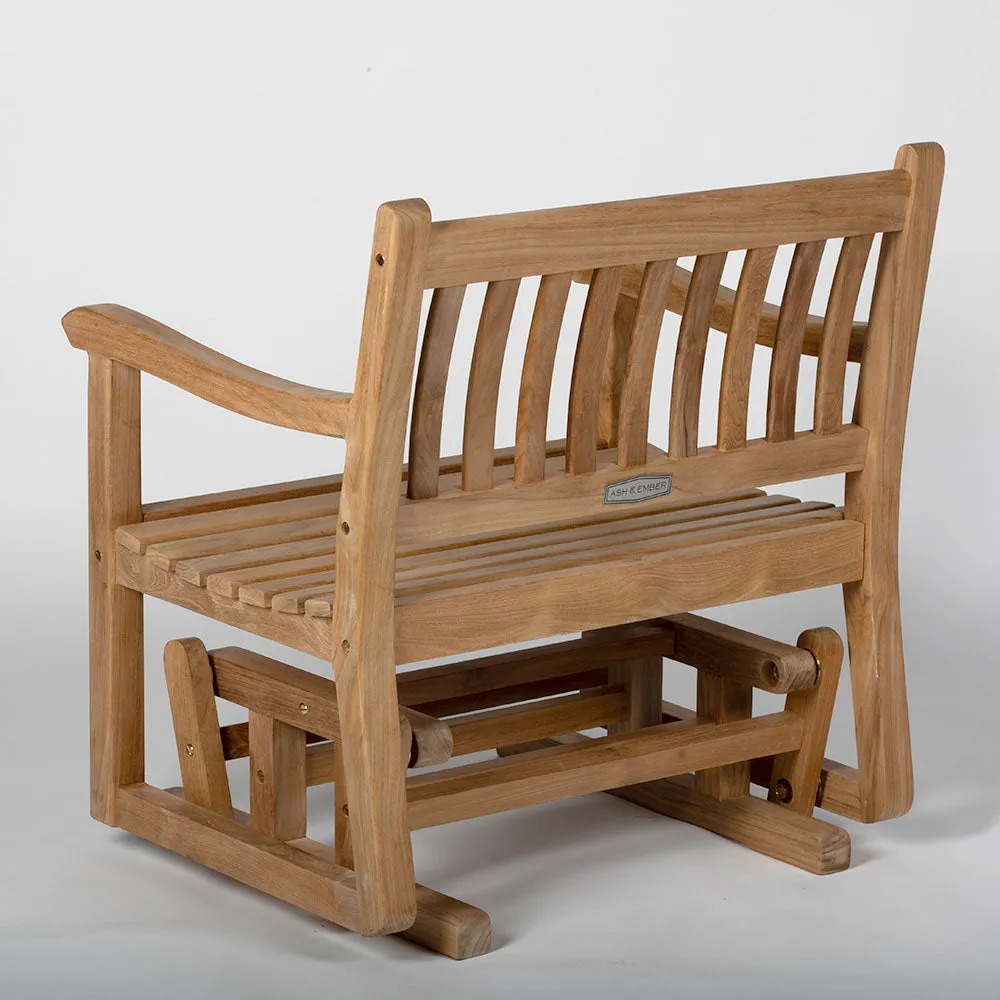 Cascade Grade A Teak Glider Rocking Chair