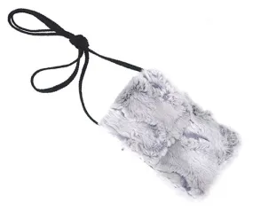 Cell Phone Purse - Luxury Faux Fur in Winter River