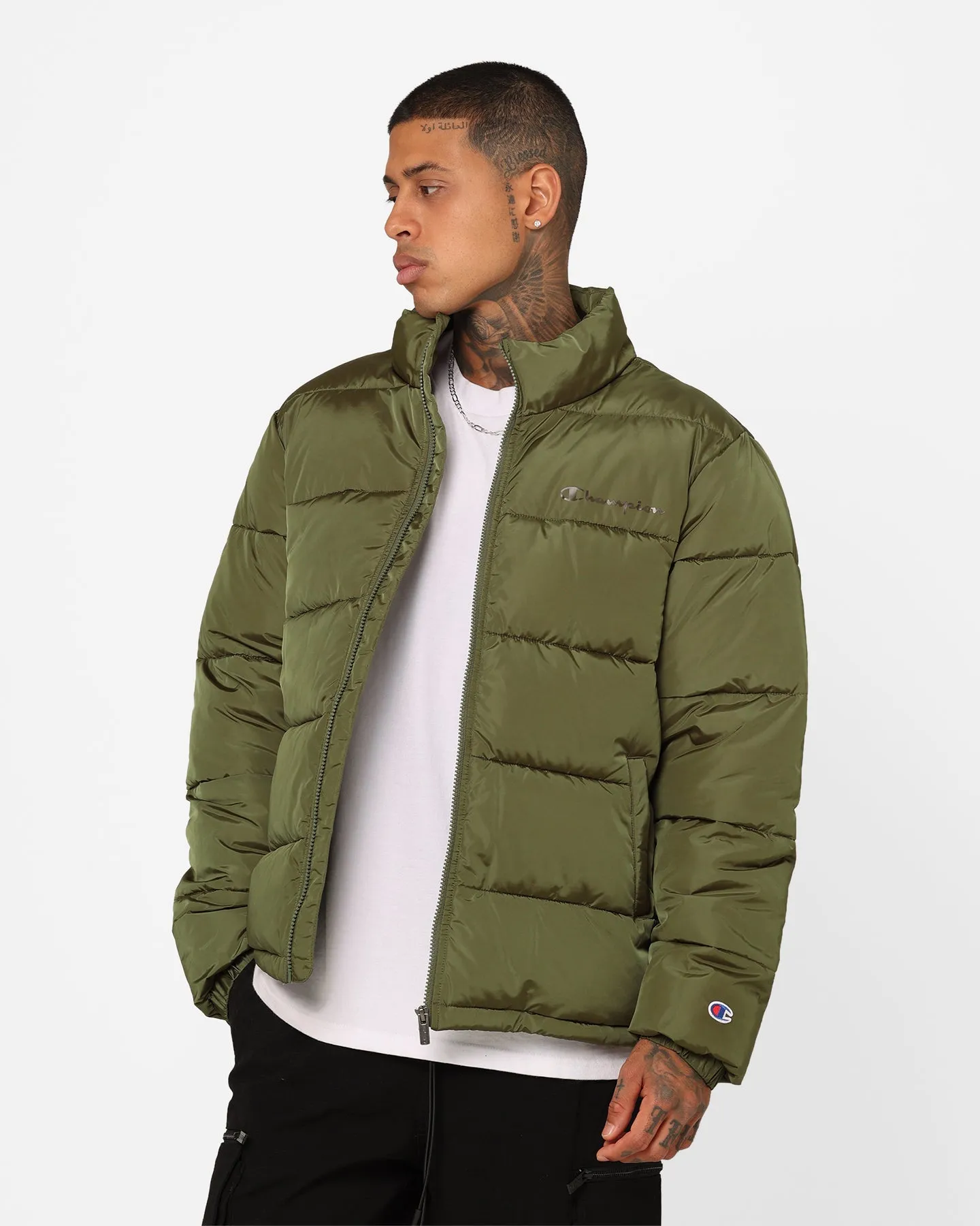 Champion Rochester Padded Puffer Jacket Park Ranger