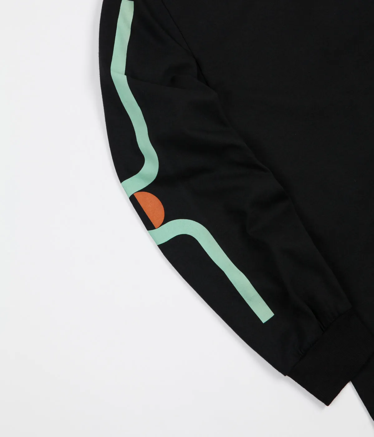 Chocolate Tidal Long Sleeve T-Shirt - Black