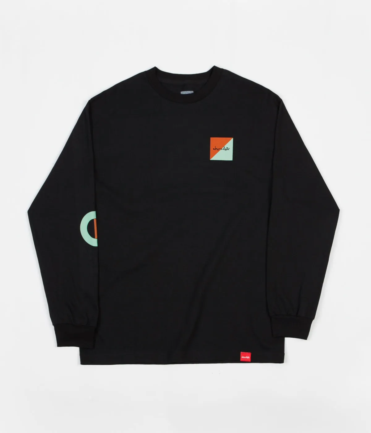 Chocolate Tidal Long Sleeve T-Shirt - Black