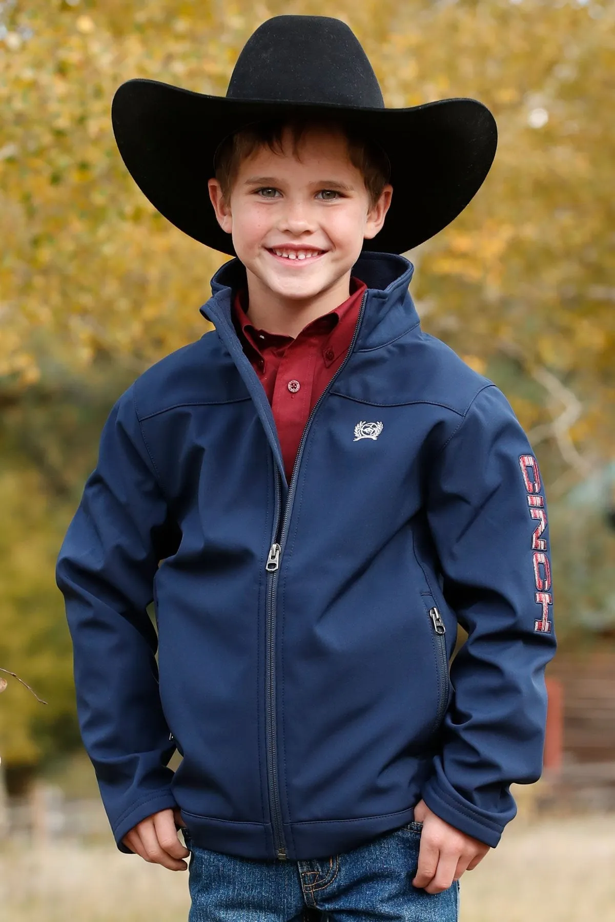 Cinch Boys Bonded Jacket - Navy - MWJ5070004