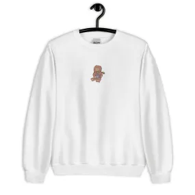 Cozy Christmas Gingerbread | Embroidered Unisex Sweatshirt | Cozy Christmas