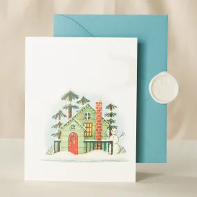 Cozy Christmas Holiday Card