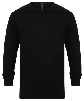 Crew neck jumper | Black