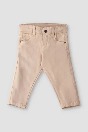 Denim Pant For Baby Boy - Camel