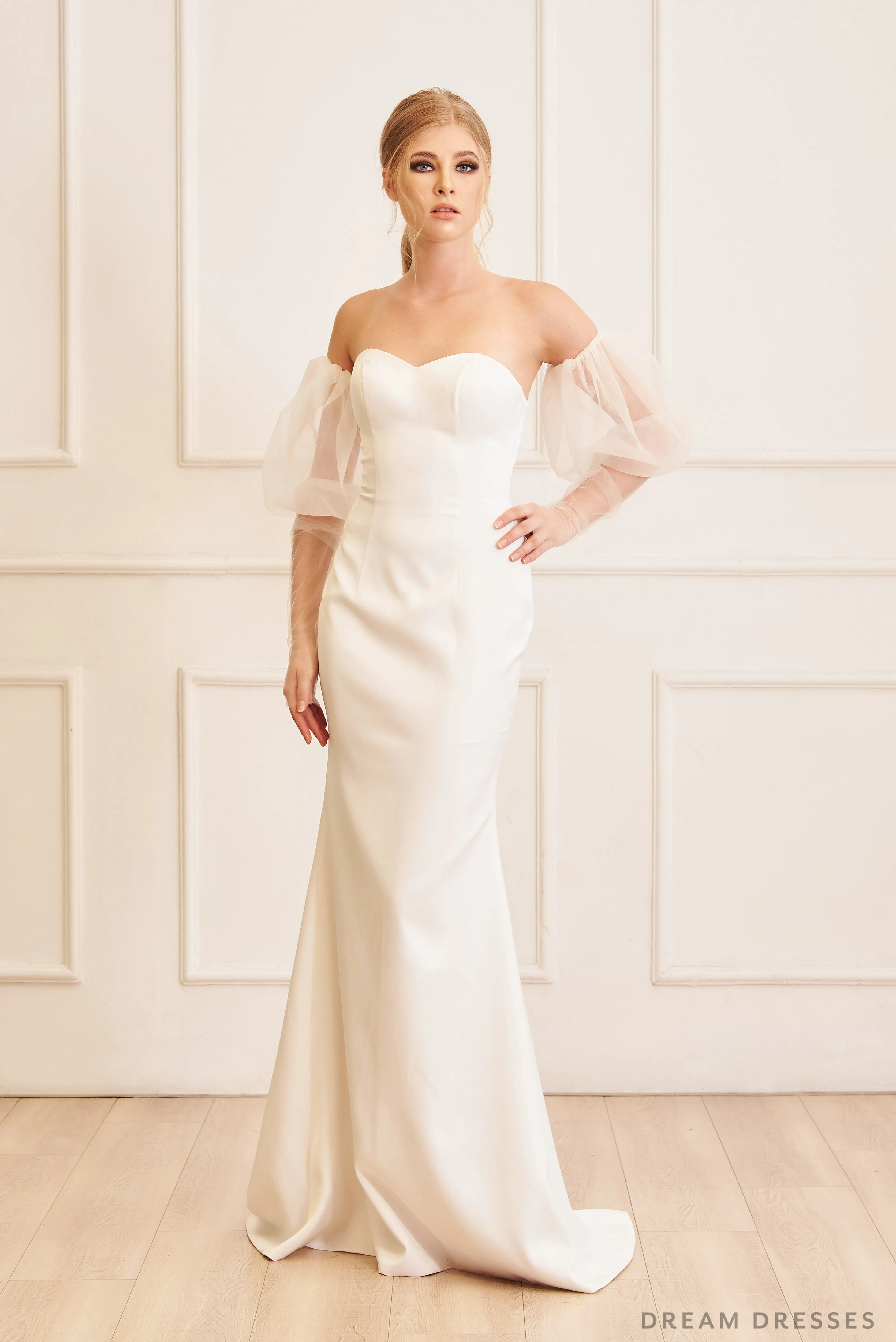 Detachable Bridal Sleeves (#VALE)